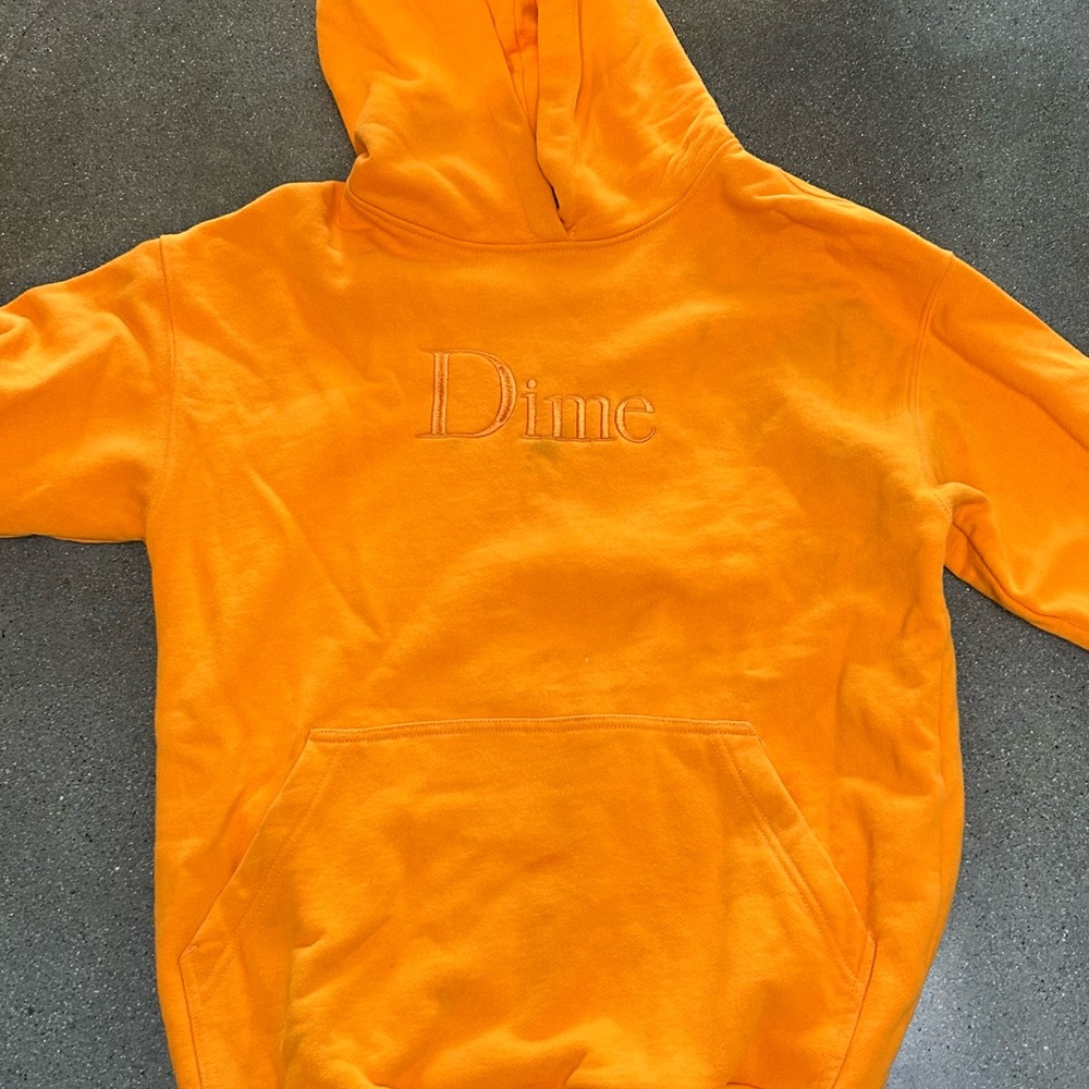 Orange Dime hoodie